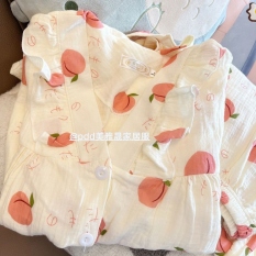 Áo ngủ kiểu mới nhất của phụ nữ Nhật áo ngủ đào ký túc xá sinh viên quần áo mùa đông.