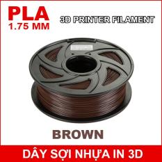 Dây sợi nhựa PLA in 3D 1.75mm 1Kg Brown