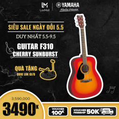 【Giá chỉ 3.490K – Tặng Chân đàn guitar QuikLok GI/8 350K】Đàn guitar Acoustic Yamaha F310 – Top Spruce, Gỗ Back & Side Tonewood, Xuất xứ Indonesia – Bảo hành chính hãng 12 tháng