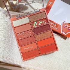 Phấn mắt 12 ô iMan Just Peachy nhủ kim tuyến