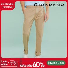 Quần dài nam form slim thiết kế đơn giản trẻ trung Giordano quốc tế 01119007