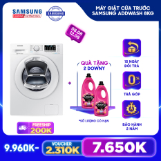 [Trả góp 0%]Máy giặt cửa trước Samsung AddWash 8kg – WW80K52E0WW – WM