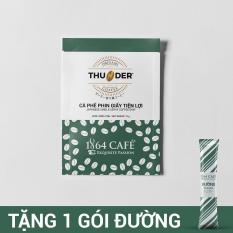 Gói Cà Phê Phin Giấy Tiện Lợi Trọng lượng 12g tặng kèm 01 thanh đường – 1864 CAFÉ