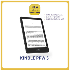 Máy đọc sách kindle Paperwhite 2021 (ppw5 11th Gen) newseal – màn hình 6.8inch, đèn vàng – chính hãng Amazon – Bảo hành 12 tháng