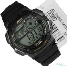 Đồng hồ nam dây nhựa Casio ANH KHUÊ AE-1000W-1AVDF (Đen)