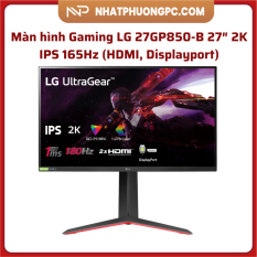 Màn hình Gaming LG 27GP850-B (27inch/QHD/NanoIPS/180Hz/1ms)
