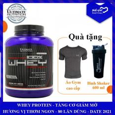 Sữa tăng cơ Prostar 100% Whey Protein của Ultimate Nutrition hộp 80 lần dùng hỗ trợ tăng cơ giảm cân, giảm mỡ bụng, tăng sức bền sức mạnh vượt trội cho người tập GYM và chơi thể thao – Phân phối chính thức