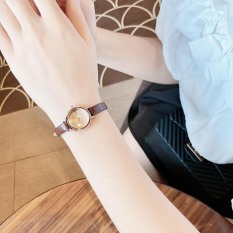 Đồng Hồ Nữ Julius Hàn Quốc Dây Da JA-979 (Nâu)