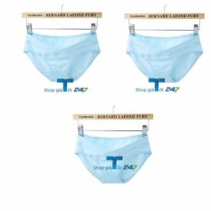 Bộ 3 Quần Lót Dành Cho Bà Bầu Mềm Mịn (1Xanh + 2 hồng)
