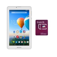 Bảng Giá Bộ 1 Máy tính bảng Archos 70c Xenon 8GB 2 Sim (Trắng) + 1 Sim Dcom 3G Viettel