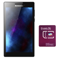 Giá bán Bộ 1 Máy tính bảng Lenovo Tab 2 A7-10 8GB Wifi (Đen) kèm 1 sim Dcom 3G Viettel