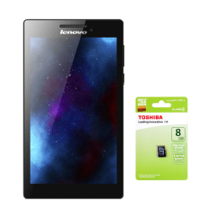 Giá Bộ 1 máy tính bảng Lenovo Tab 2 A7-10 8GB Wifi (Đen) kèm 1 thẻ nhớ MicroSD 8GB Class 4