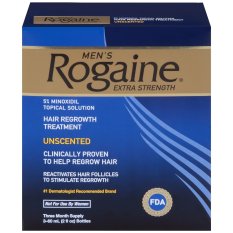 Bộ 3 chai thuốc mọc tóc dành cho nam Men’s Rogaine Extra Strength 60ml