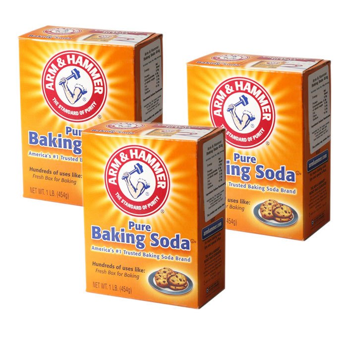Bộ 3 hộp bột Baking Soda đa công dụng 454g