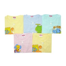 Bộ 5 áo cài giữa tay dài màu Nanio AD075