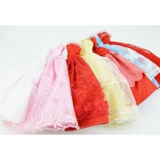 Bộ 5 bộ váy dạ hội xinh xắn cho búp bê 29cm