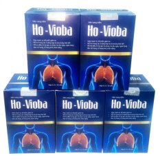 Chữa ho hiệu quả, ho có đờm, ho gió, ho khan, ho do trào ngược thực quản dạ dày, hỗ trợ điều trị ung thư phổi – Bộ 5 hộp TPCN viên Ho Vioba hộp 6 vỉ 10 viên