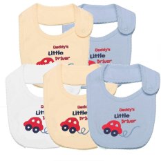 Bộ 5 yếm có cúc thêu Lullaby