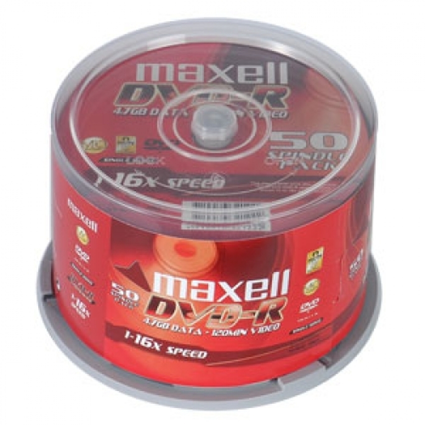 Bộ 50 đĩa DVD Trắng Maxell 4.7GB 16x