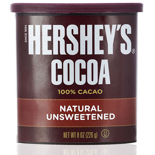 Bột sôcôla Herschey's 100% cacao tự nhiên không chất làm ngọt 226gr