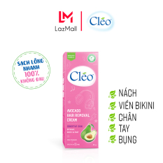Kem tẩy lông chiết xuất bơ Cleo dành cho da nhạy cảm 25g, an toàn, không đau và đạt hiệu quả nhanh chóng