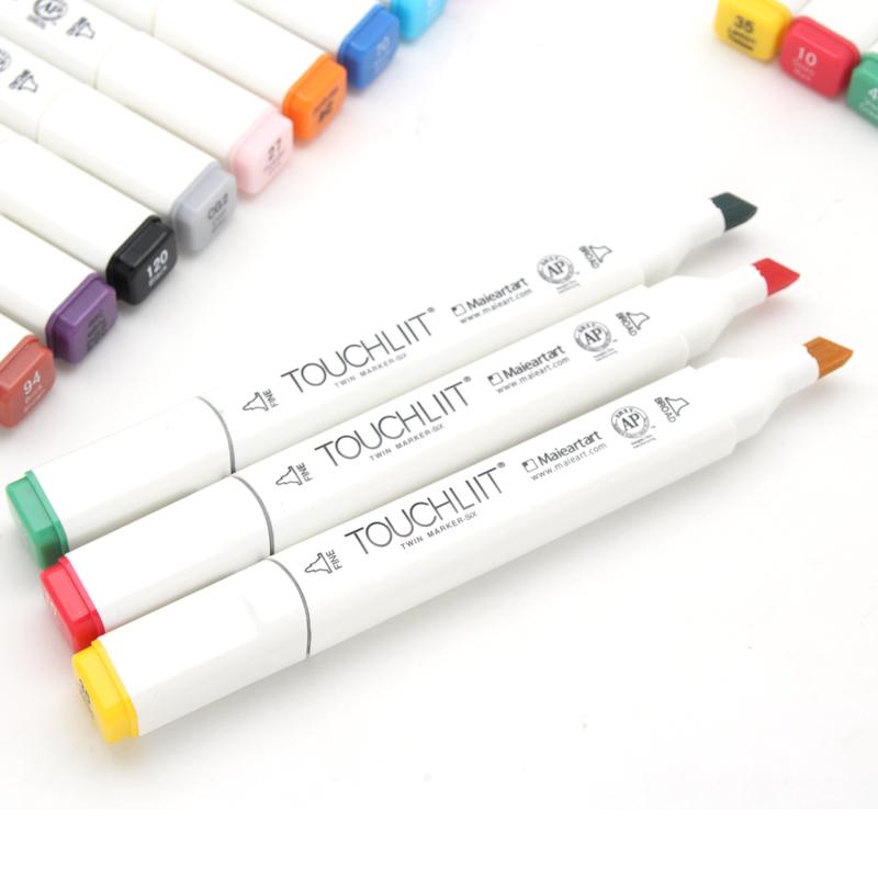 [ Bán lẻ 1 cây ] Bút màu Marker Touchliit 6 - Bảng màu 204 màu tùy chọn