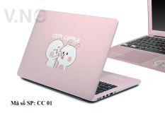 Miếng dán laptop V.NO SKIN couple cute cho các dòng máy dell/asus/acer/macbook/. . .
