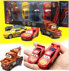 Xe ô tô MQ Queen bằng sắt gồm 4 chiếc khác nhau xe chạy bằng cót (pull back)