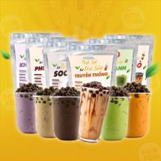 Set trà sữa trân châu nhiều vị tự chọn