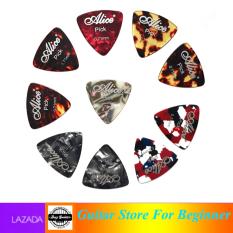 Bộ 10 cái Pick Alice size phím đàn guitar 0.71mm Phím gải đàn màu 10 cái ngẫu nhiên Duy Guitar Store