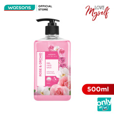 Gel Rửa Tay Watsons Love My Skin Rose&Orchid Scented Gel Hand Soap Hoa Hồng & Phong Lan 500ml
