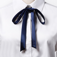 GEYU Đồng phục Các cô gái Sinh viên Đồ cũ Trường học Trang phục Tua Cravat Bow Tie Satin Bowtie Ribbons Knot