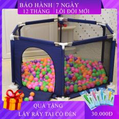Lều bóng, Cũi bóng, Nhà bóng khung thép không rỉ ( Tặng kèm 10 bóng) thích hợp cho bé từ 6 tháng tuổi