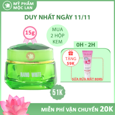 Kem dưỡng trắng da mặt, dưỡng ẩm, se khít lỗ chân lông chống nắng – Kem Nano White 15g – Mỹ Phẩm Mộc Lan