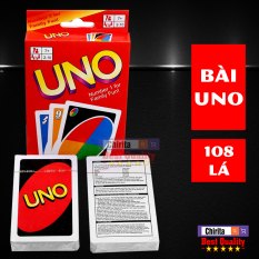 Bộ Bài UNO Cơ Bản Loại Lớn Giấy Cứng Cao Cấp (108 Lá)