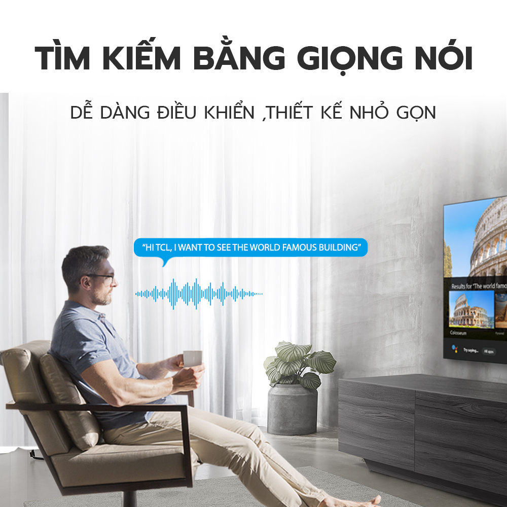 [SALE SỐC 4340K] Smart TV TCL Android 8.0 40 inch Full HD Wifi - 40L61 - HDR Dolby Chromecast T-cast...