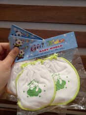 Combo 5 bộ bao tay chân dây rút bé sơ sinh