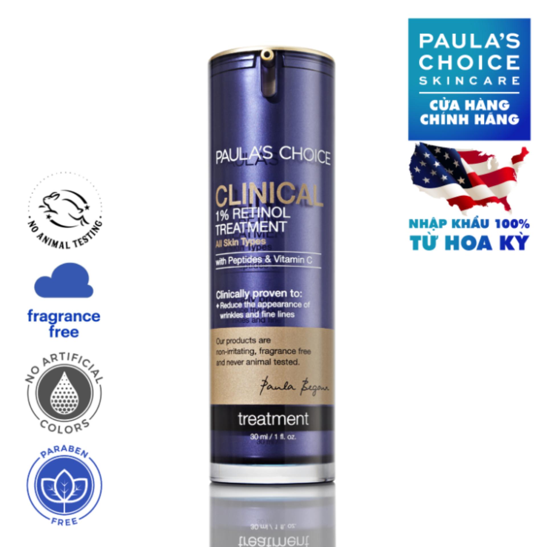 Tinh chất điều trị độc đáo 1 Retinol Paula’s Choice Clinical 1% Retinol Treatment 30 ml