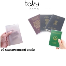 Bao Passport – Vỏ Bọc Hộ Chiếu – Ví Đựng Hộ Chiếu Dẻo Trong Suốt, Bọc Hộ Chiếu PVC Trong Suốt, Tiện Dụng, An Toàn Khi Đi Du Lịch, TakyHome 5310