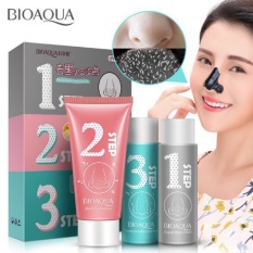 Combo 3 Chai 3 Bước Lột Mụn Mụn Đầu Đen Bioaqua