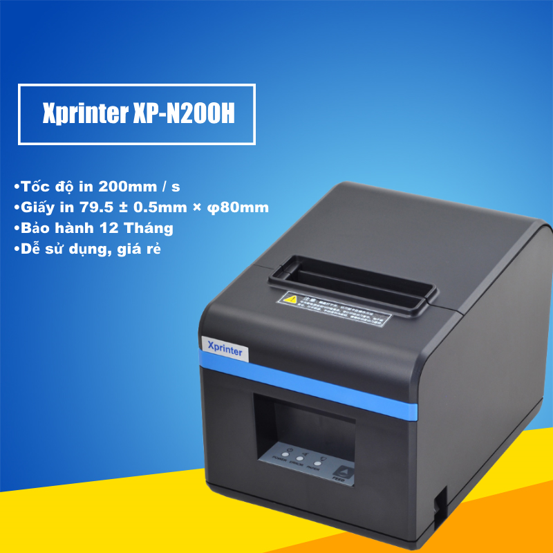 Máy In Xprinter XP-N200H Khổ Giấy K80