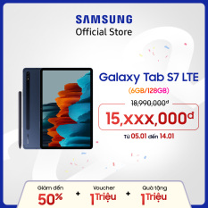 [VOUCHER 200K] Máy tính bảng Samsung Galaxy Tab S7 LTE – Tặng bookcover – Bảo hành 12 tháng – Hàng chính hãng (Không tặng kèm bàn phím)