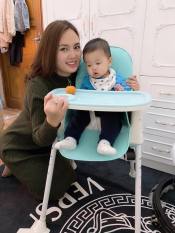 GHẾ ĂN DẶM HANBEI + ĐỆM + BÁNH XE