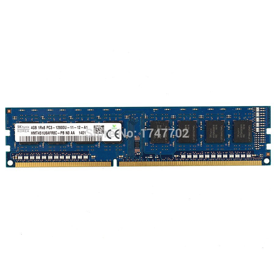 Ram 4g ddr3 buss 1600 1333 loại 8 chip và 16 chip lắp main g41 h61 b75 h81 b85 chạy...