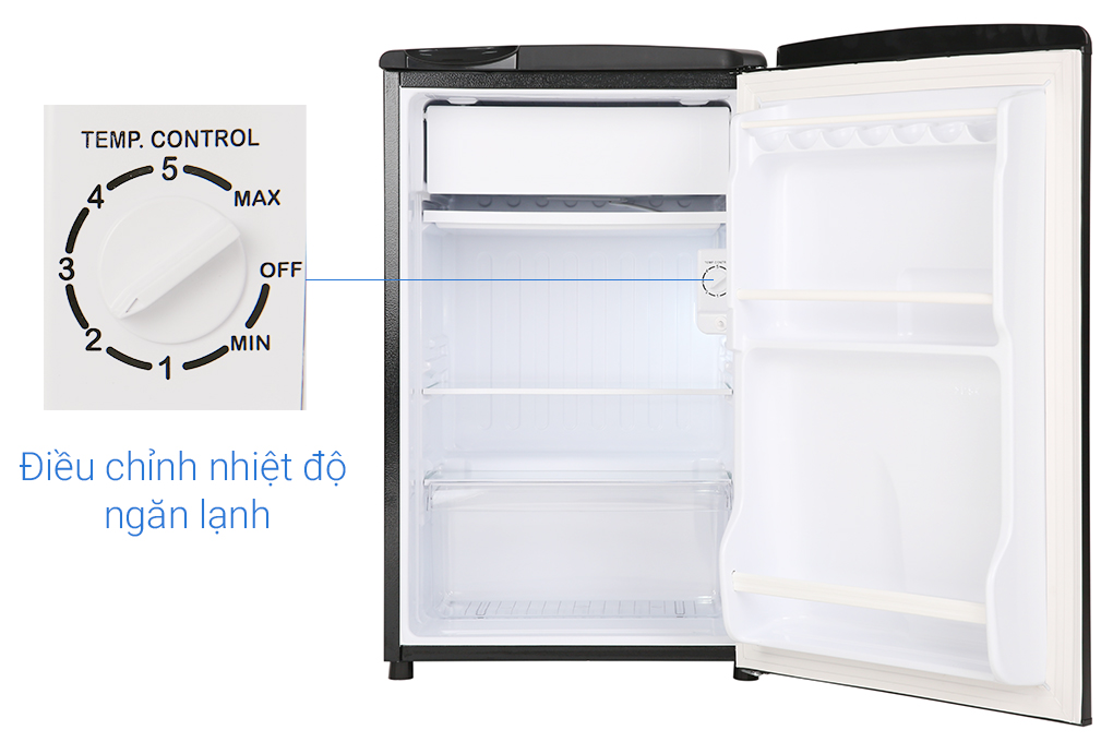 [VOUCHER 4% GIẢM TỐI ĐA 400K] [HCM]Tủ lạnh Aqua 90 lít AQR-D99FA(BS) -Tùy chỉnh nhiệt độ làm lạnh dễ dàng...