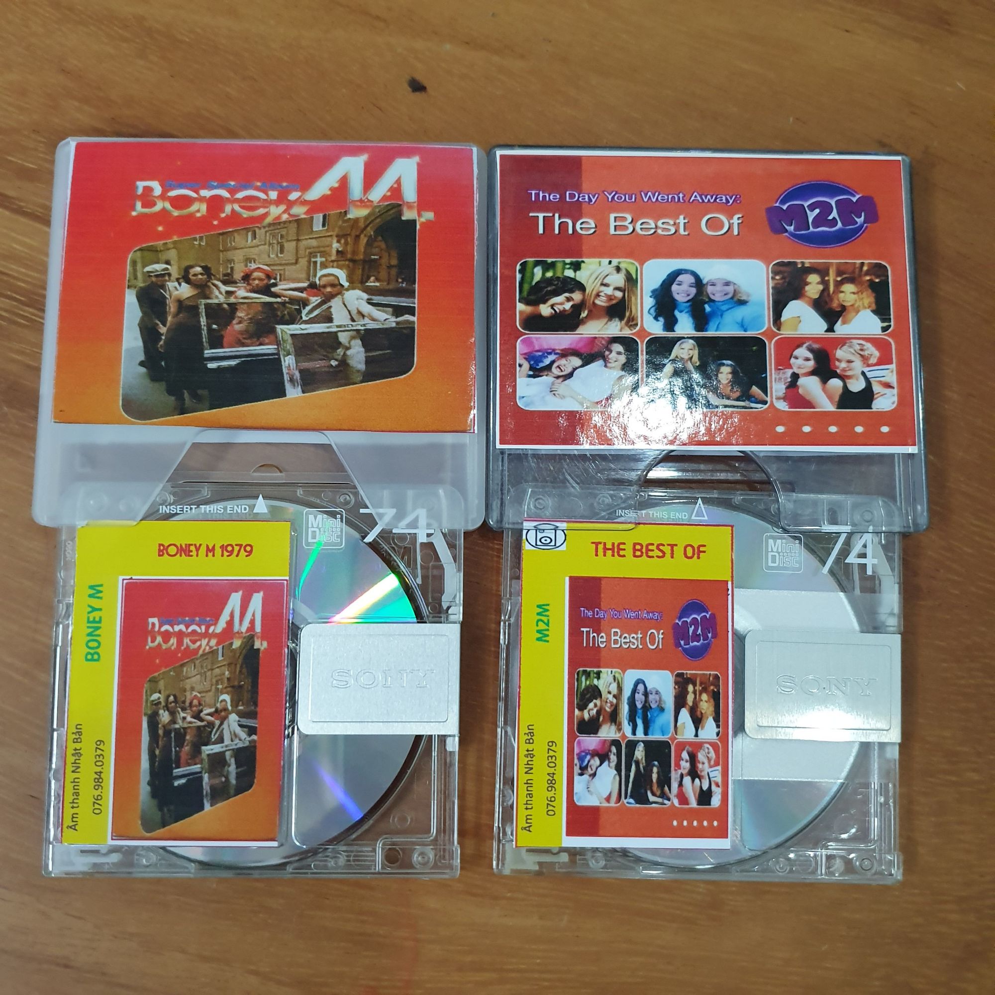 [MDCD] Bộ 2 Đĩa MD Quốc Tế BoneyM nổi tiếng - Đĩa MD Mini Disc