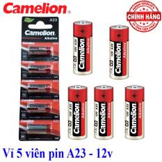 Vỉ 5 viên Pin A23 12V Camelion Alkaline – dùng cho chuông cửa, cửa quấn, điều kiển từ xa…