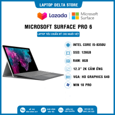 Microsoft Surface Pro 6 [ MÁY NHẬP USA NGUYÊN BẢN] Máy đã qua sử dụng, Core i5 – 8350u Ram 8GB SSD 128GB Màn hình 2K Cảm ứng, Kèm Phím và Sạc chính hãng, Win 10 Bản quyền, Cam kết sản phẩm đúng mô tả, Chất lượng, Bảo hành đầy đủ