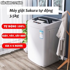 Máy giặt mini 3.5 kg tự động hoàn toàn Sakura- Máy giặt đồ trẻ em- Máy giặt đồ lót- Máy giặt cá nhân lắp đặt dễ dàng