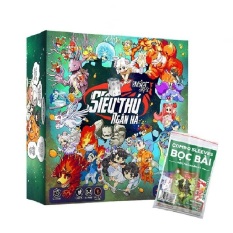 Combo boardgame Lớp Học Mât Ngữ – Siêu Thú Ngân Hà và trọn bộ tập bọc bài